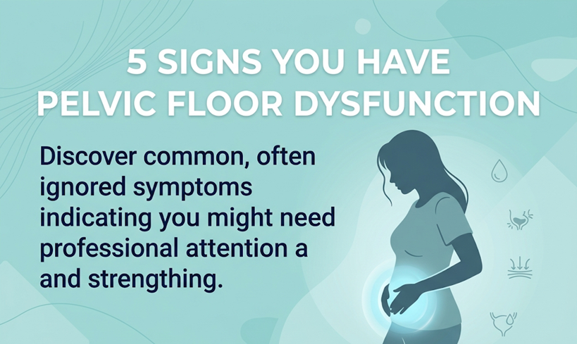Blog post image: 5 Signs You Have Pelvic Floor Dysfunction
